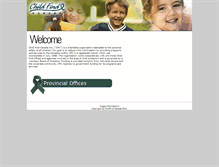 Tablet Screenshot of childfind.ca
